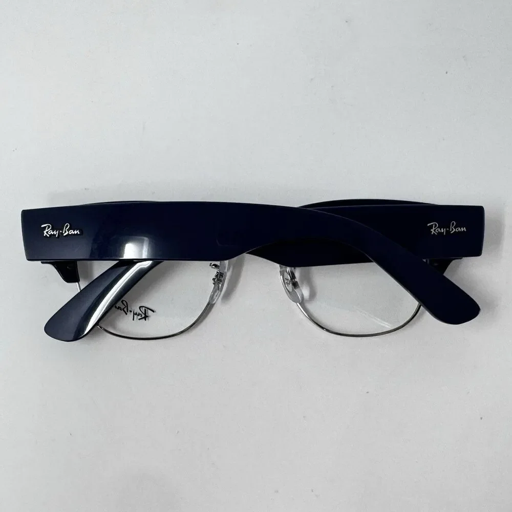 Ray-Ban RB0316V Mega Clubmaster 8231 Blue Eyeglass Frames 50-21-145 New